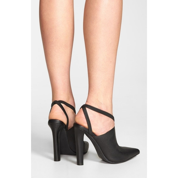 🆕WT Jeffrey Campbell Julina Black Lizard Pumps - Picture 7 of 11